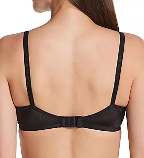 Casual Essentials Lined Jacquard Wire-Free Bra Black 40C