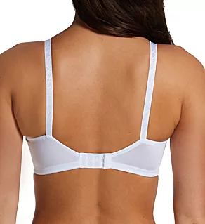 Casual Essentials Lined Jacquard Wire-Free Bra White 34B