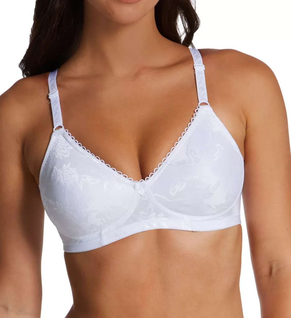 Fruit Of The Loom Women's 96222 Casual Essentials Lined Jacquard Wire-Free  Bra