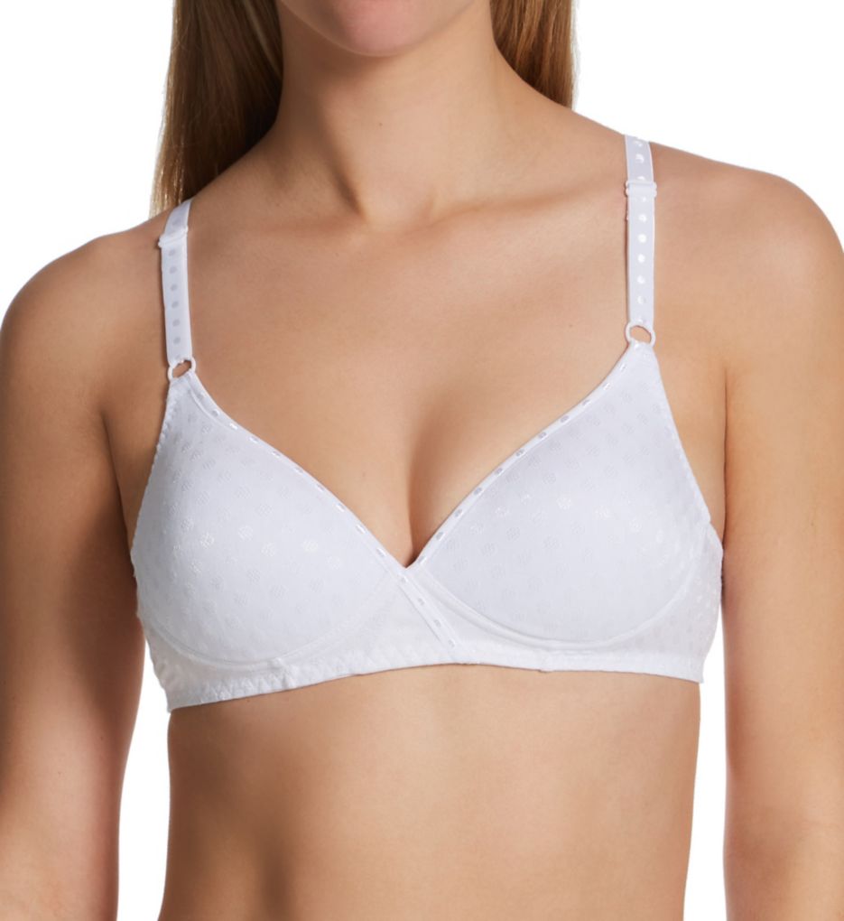 Jacquard Ahh Bra with Padded Adjustable Straps