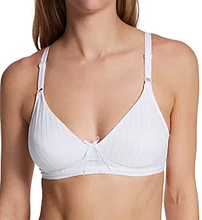 Fiber Fill Wirefree Bra White 34A