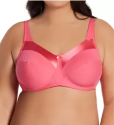 Full Coverage Satin Trim Wirefree Bra