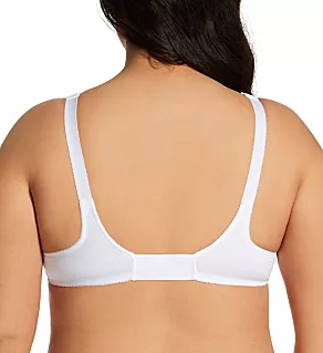 Body Cottons Front Close with Flexiback Bra White 36B