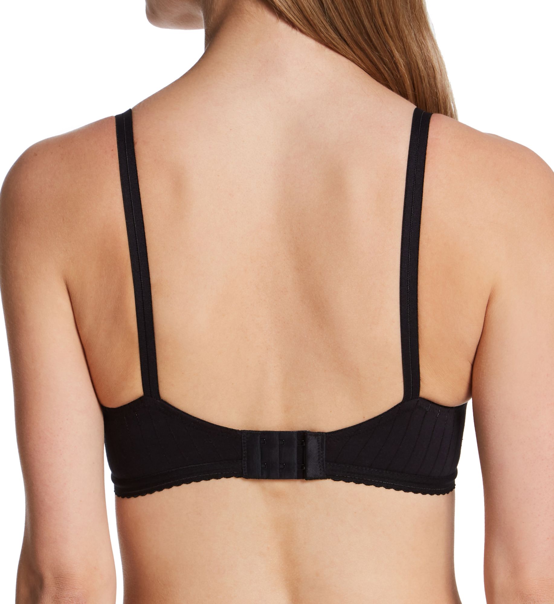 Bestform Fiber Fill Wirefree Bra - 3 Pack Black/BitterPink/White 40D  - Image 2