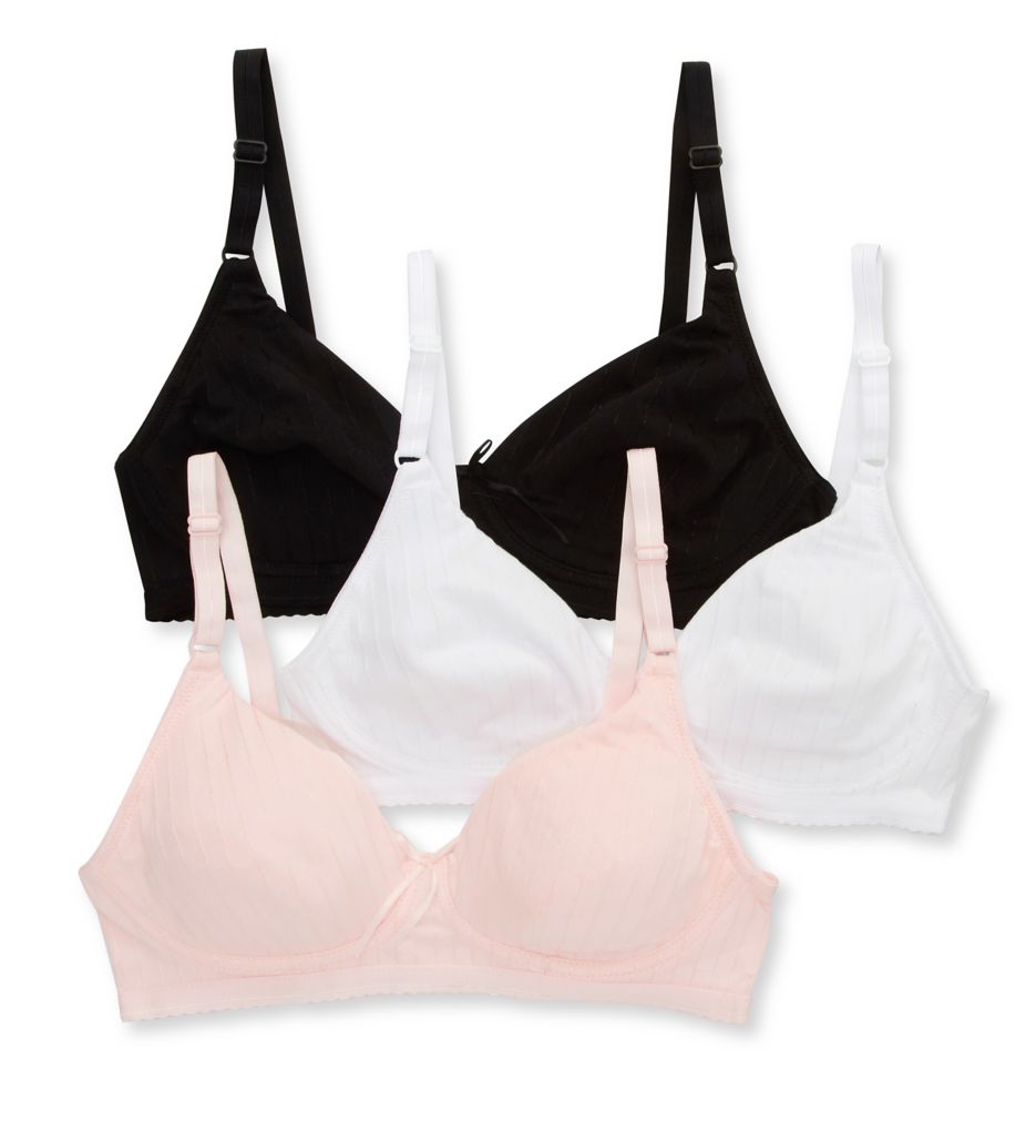 Bestform Striped Wireless Cotton Bra - 3 Pack 6248PK - Image 9