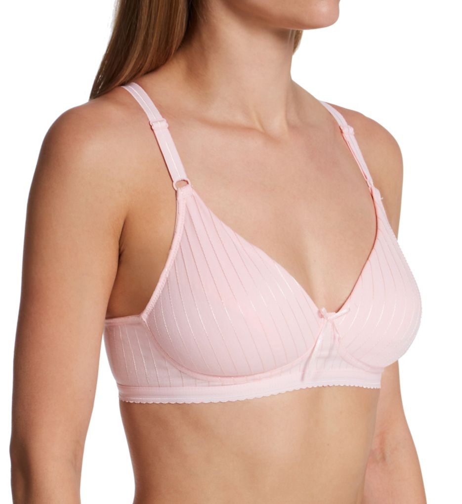 Cotton comfort bra without underwiring in cotton mix white Bestform