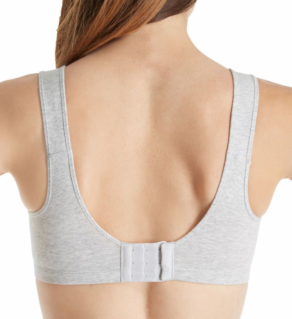 Cotton Shirred Front Removable Pad Bra