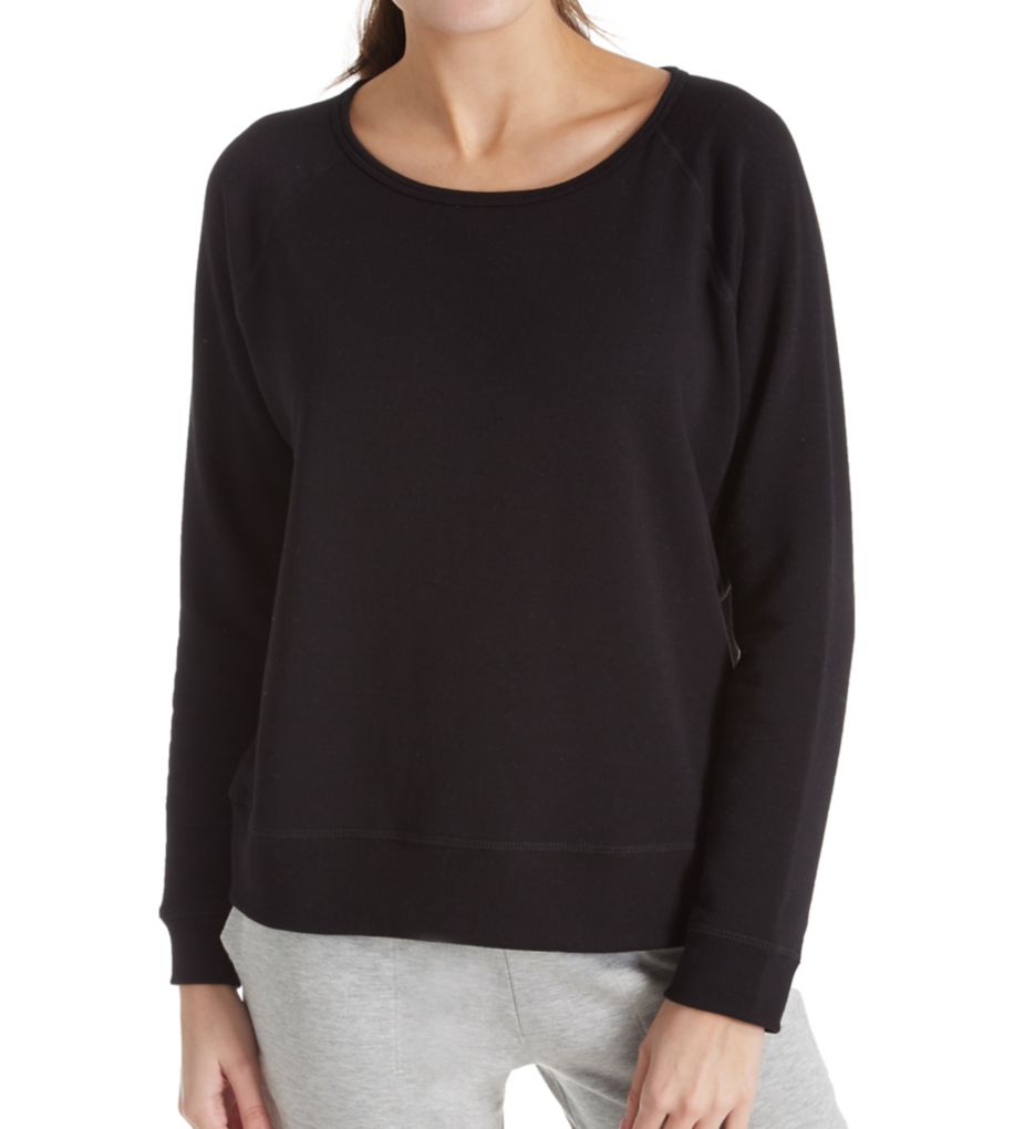 Cozy Fleece Relaxed Long Sleeve Pullover-acs