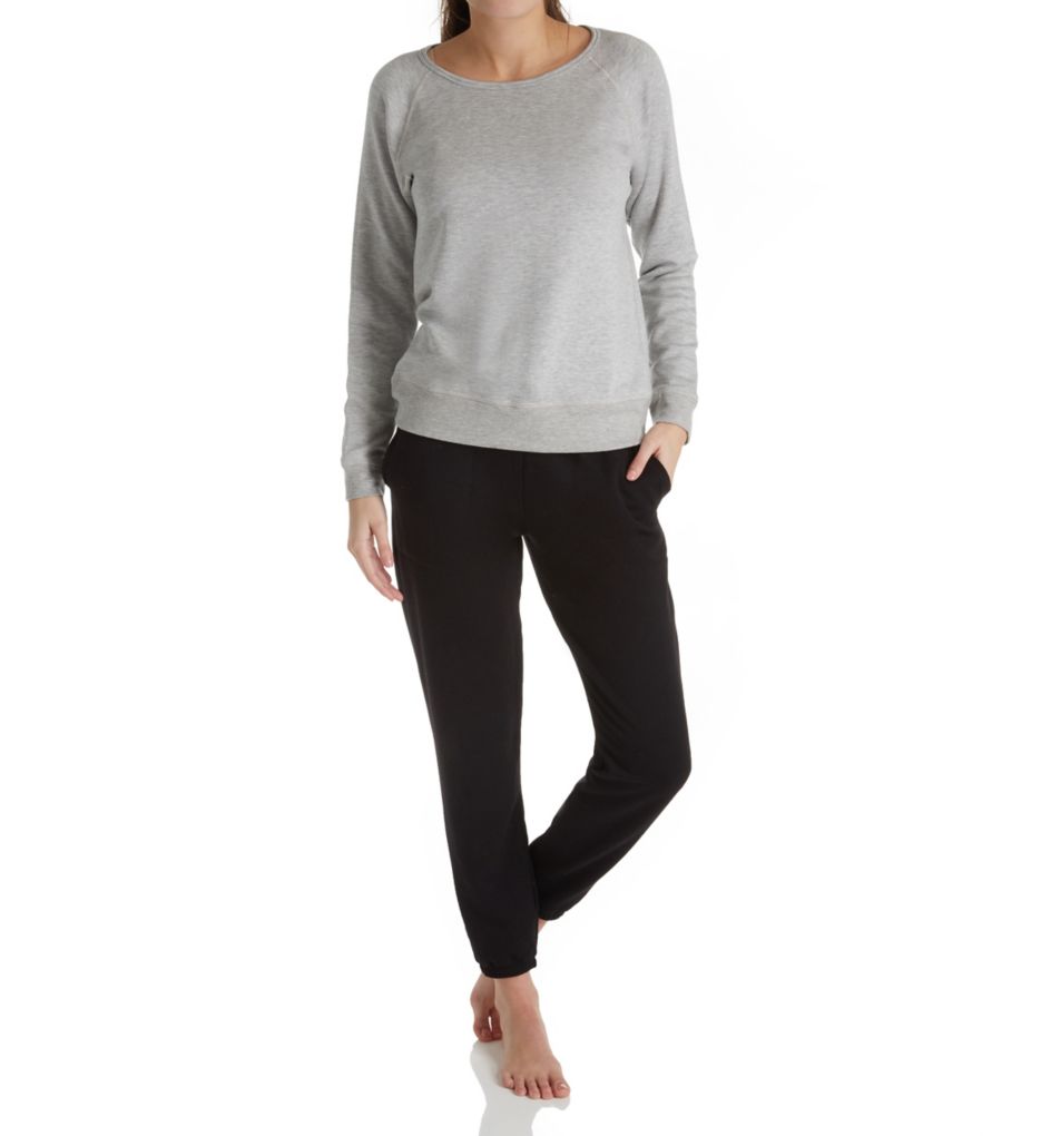 Cozy Fleece Relaxed Long Sleeve Pullover-cs1