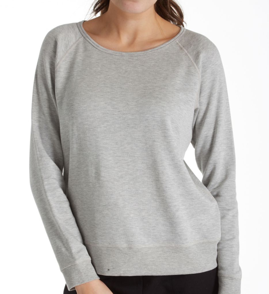 Cozy Fleece Relaxed Long Sleeve Pullover-fs