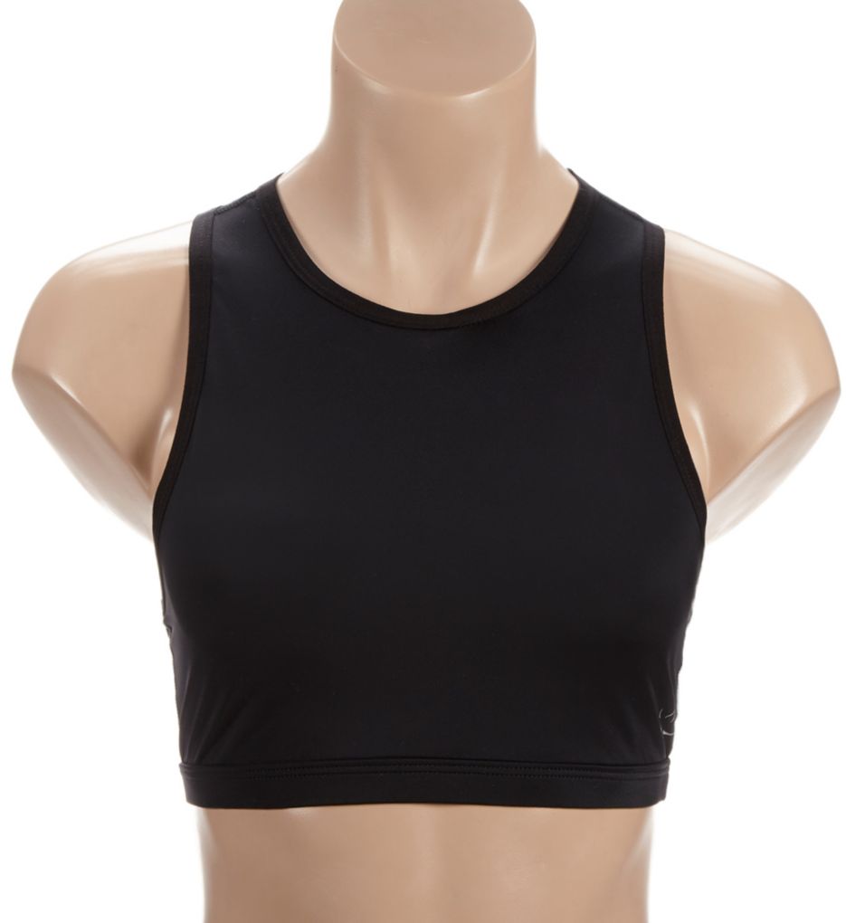 Compression Lux Blocked Out Racerback Sports Bra-fs