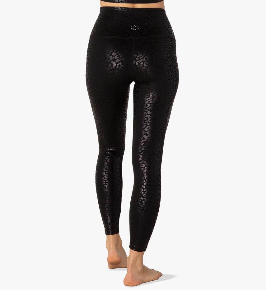 Leopard Foil Sportflex High Waist Midi Legging