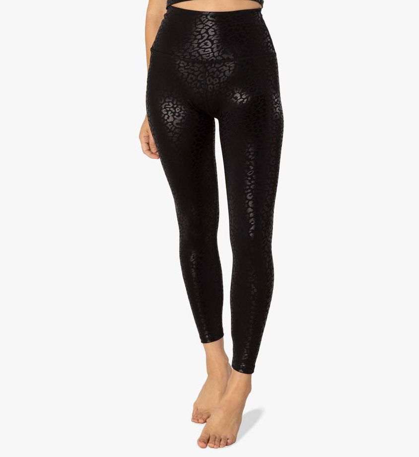 Leopard Foil Sportflex High Waist Midi Legging-fs