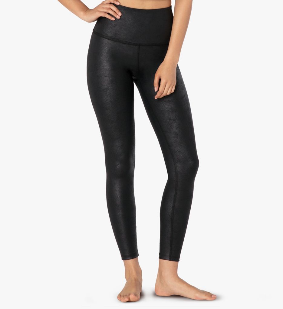Luxe Leatherette High Waisted Midi Legging