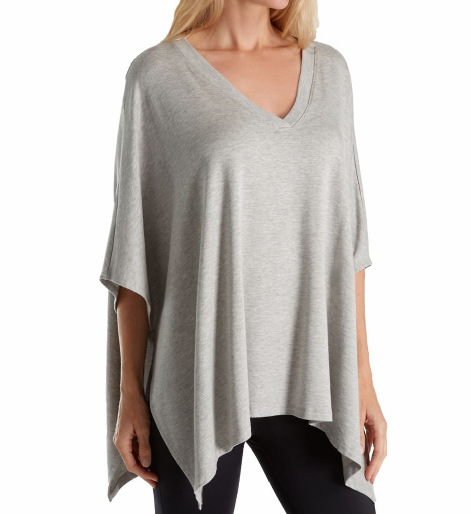 Modal Baby Terry V-Neck Poncho-acs