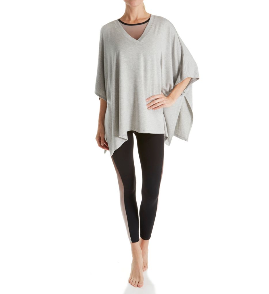 Modal Baby Terry V-Neck Poncho-cs1