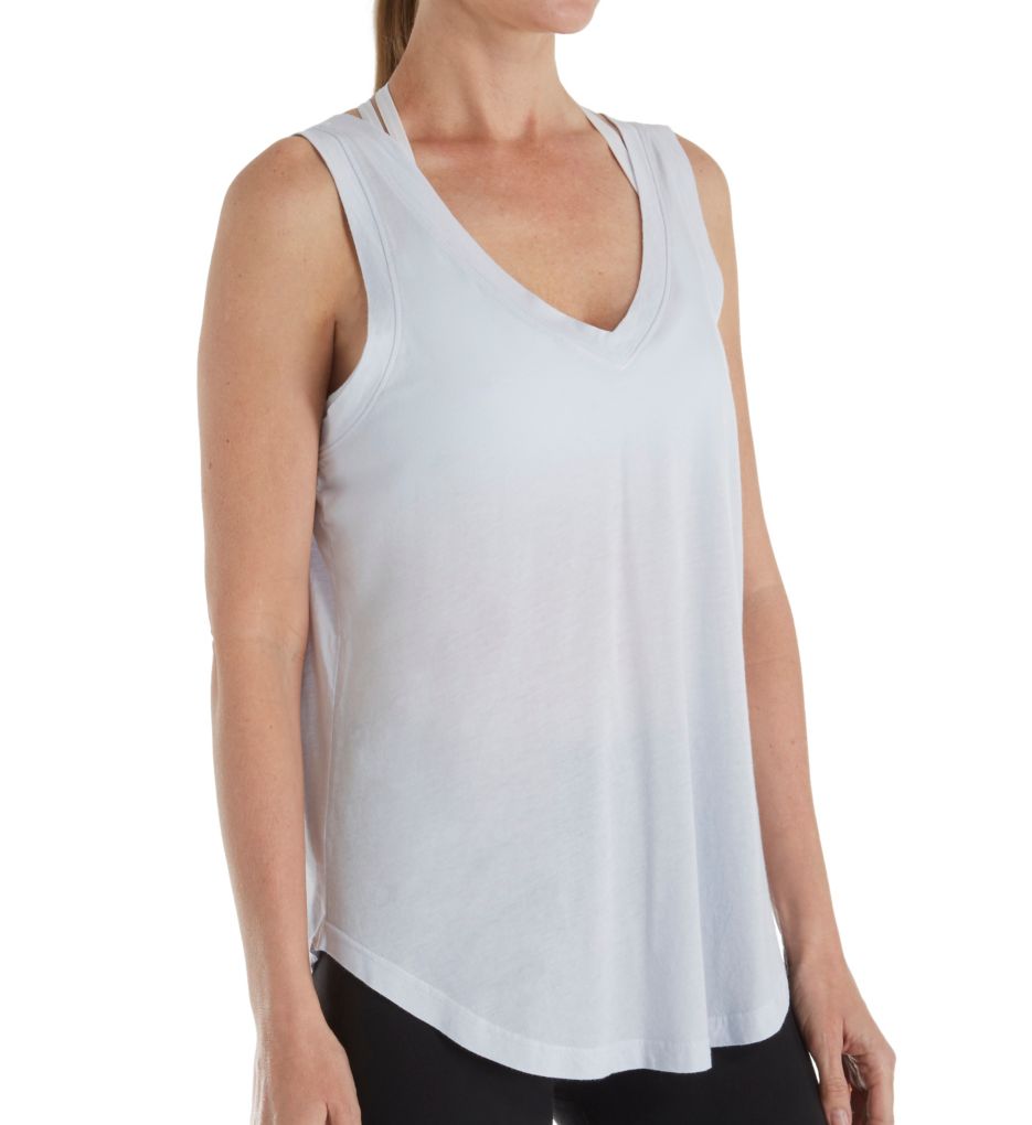 Vintage Prima/Modal Jersey In The Deep V-Neck Tank-acs