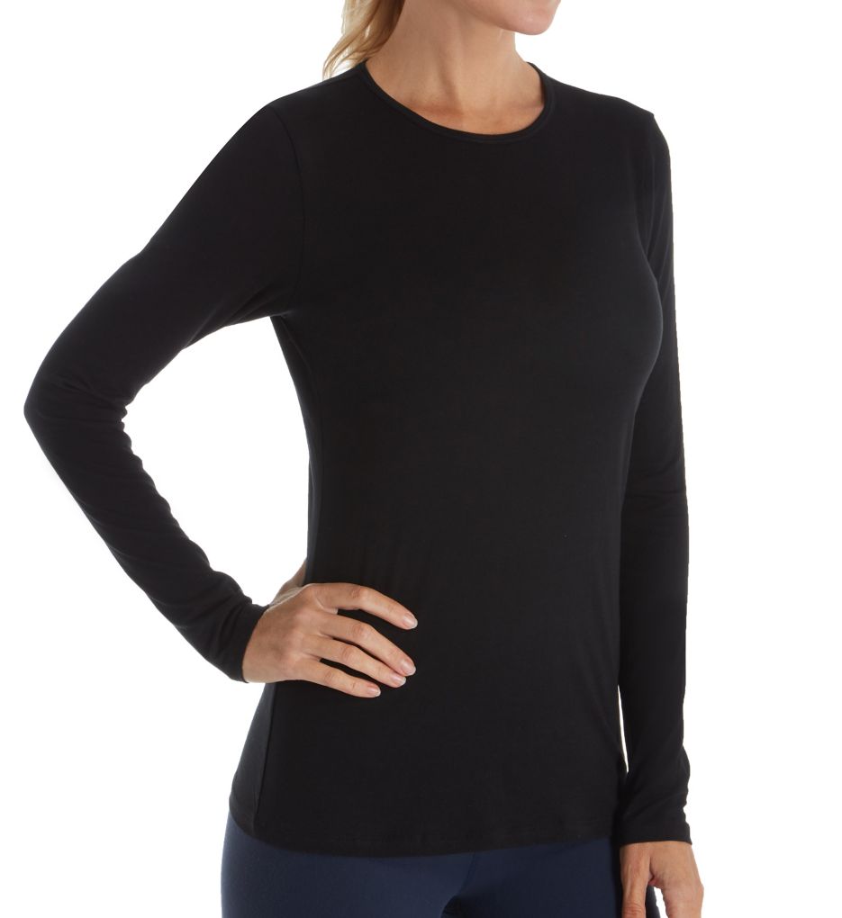 All About It Pima Cotton Long Sleeve Top-acs