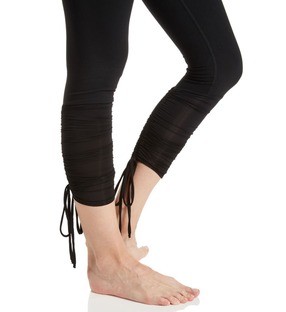 Supplex True Stripes Shirred Adjustable Legging-cs1