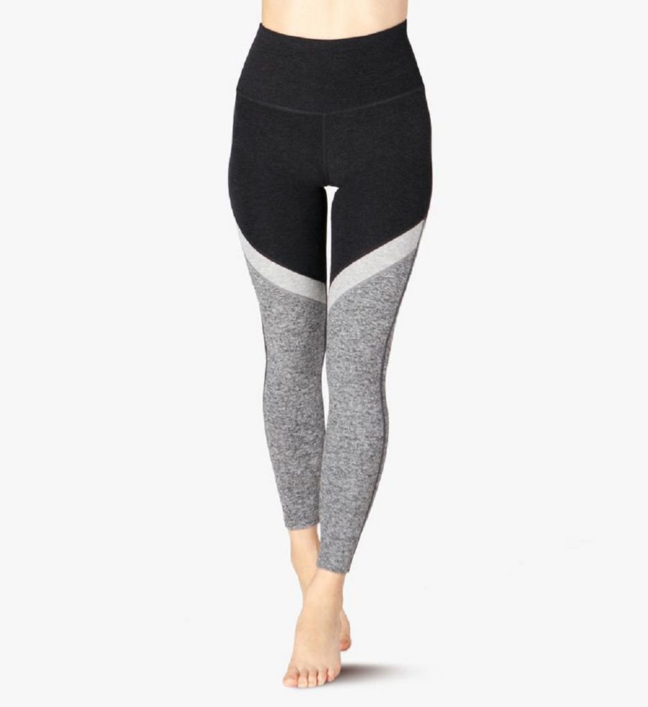 Spacedye Tri-Panel High Waisted Midi Legging-fs