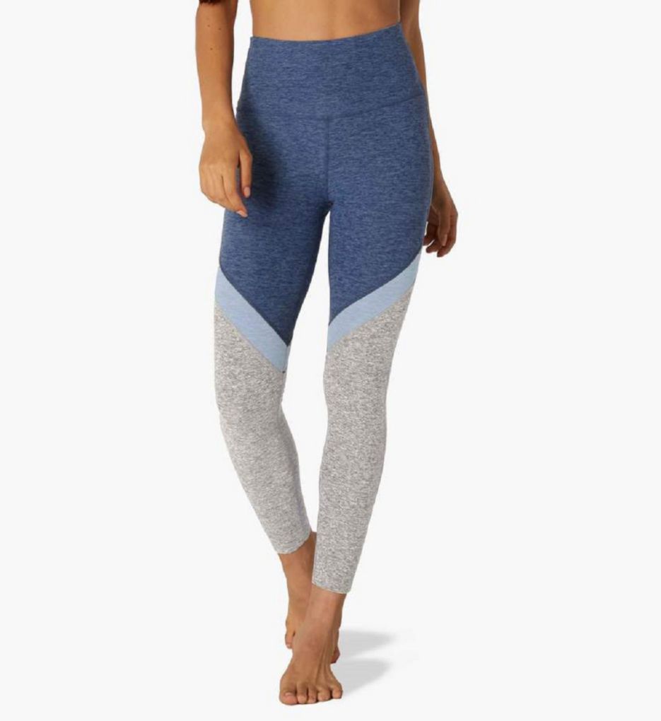 Spacedye Tri-Panel High Waisted Midi Legging-fs