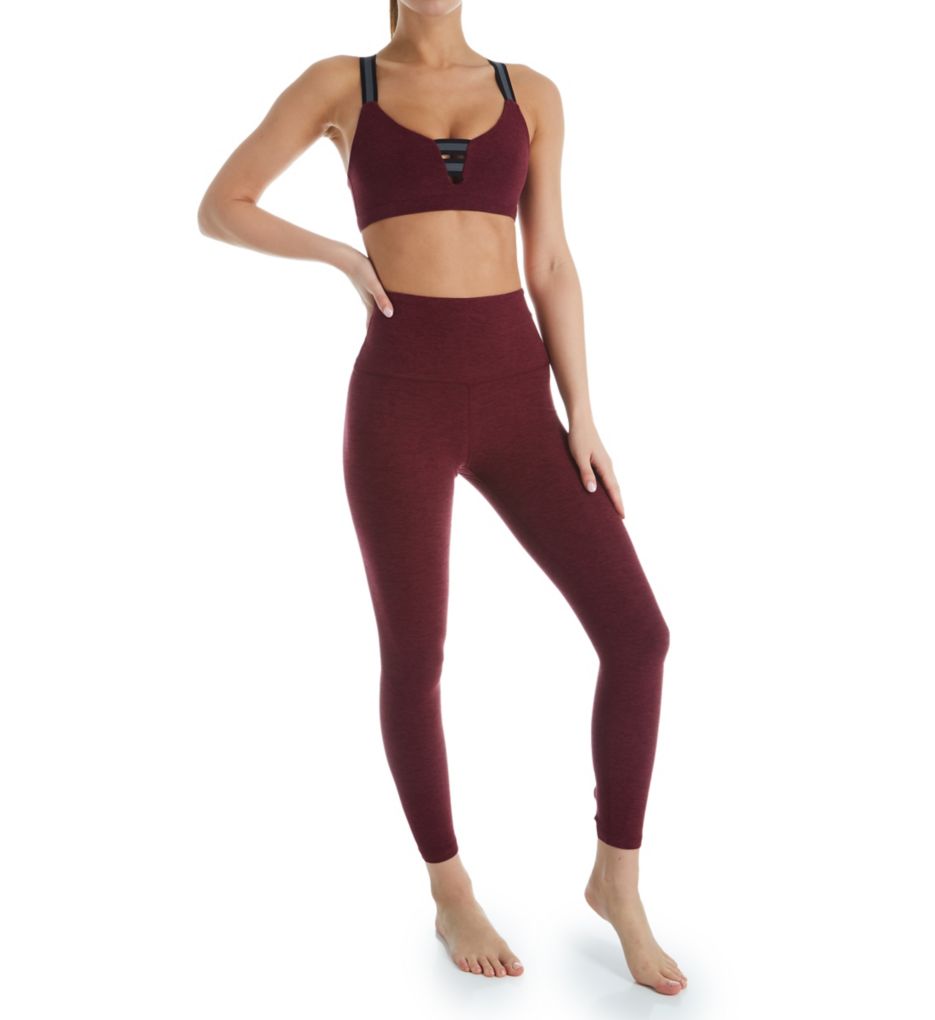 Spacedye Cut Corners High Waist Midi Legging-cs4