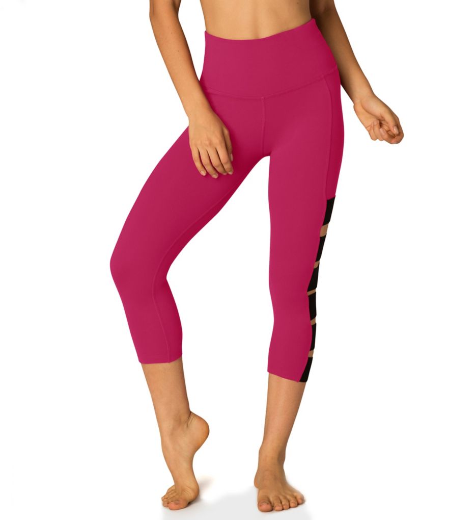 Supplex Wide Band Stacked Capri Legging-acs