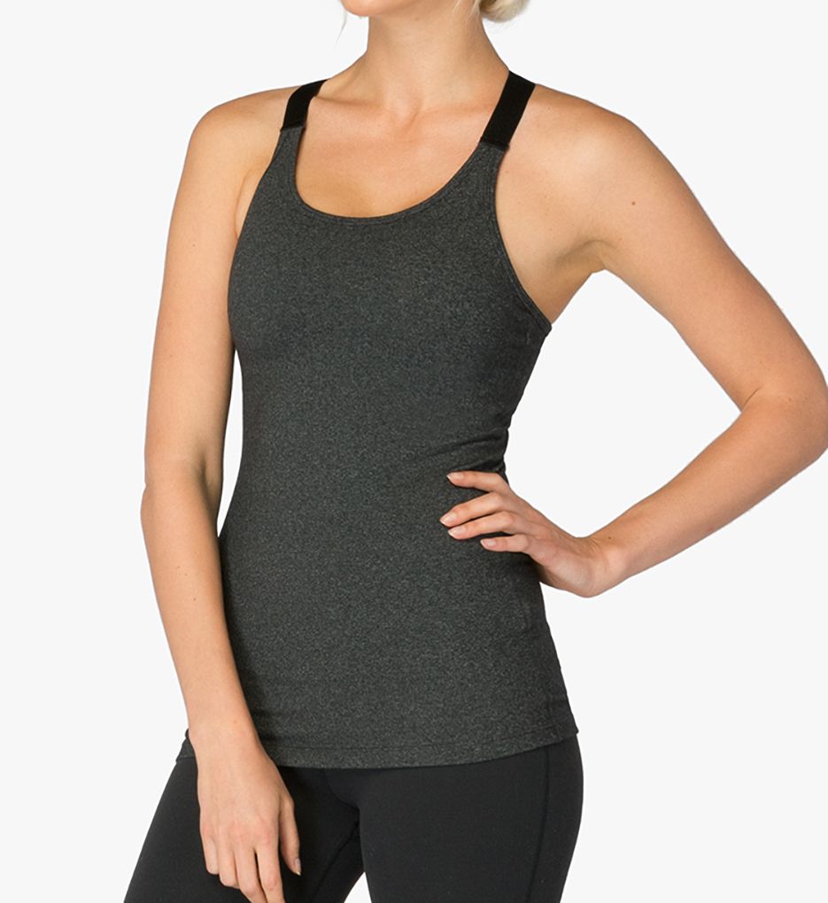 Tried And True Supplex Tank with Built In Bra-acs