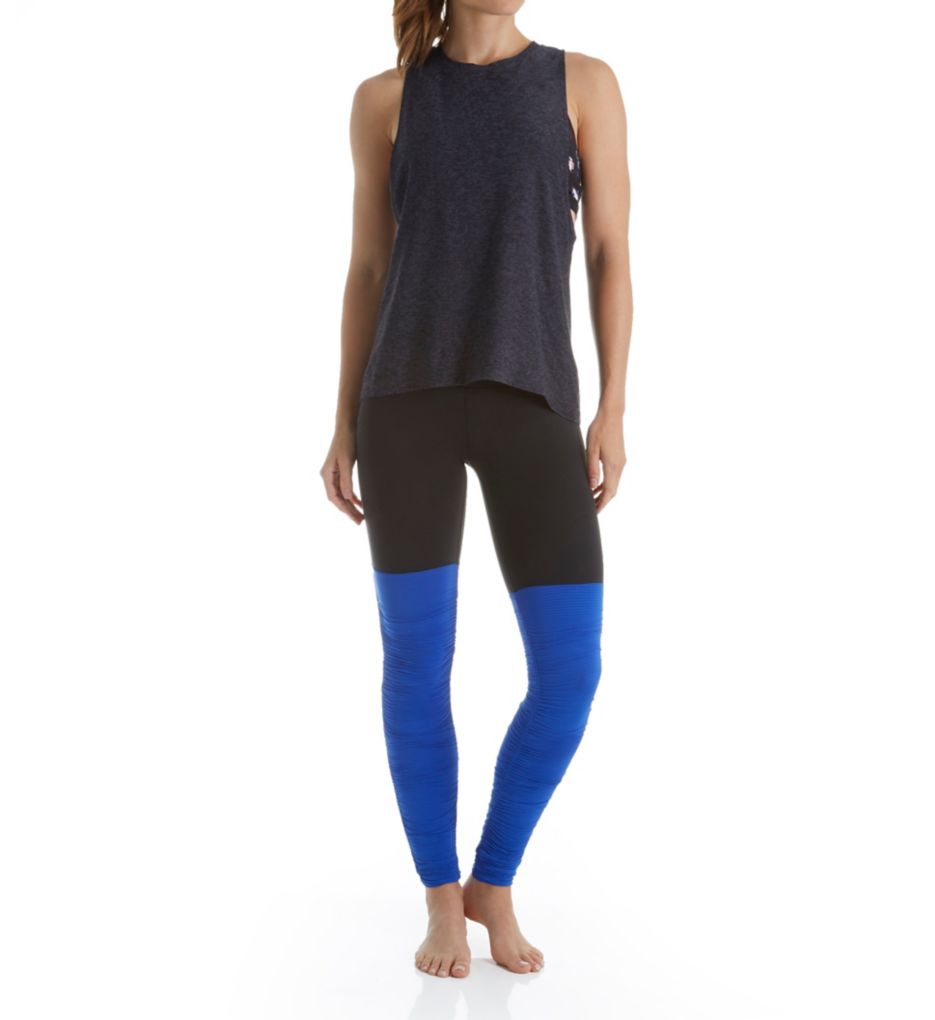 Travel Lightweight Spacedye Twisted Open Back Tank-cs2