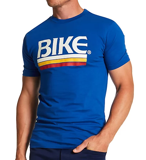 Bike 100% Cotton Logo T-Shirt ROYAL S 