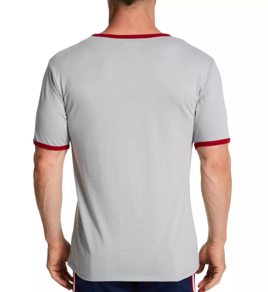 Classic Ringer Cotton-Blend T-Shirt Red S