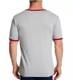 Classic Ringer Cotton-Blend T-Shirt Red S