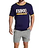 Bike Classic Ringer Cotton-Blend T-Shirt BAM111 - Image 5