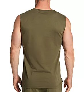 100% Cotton Sleeveless Logo T-Shirt OLVV XS
