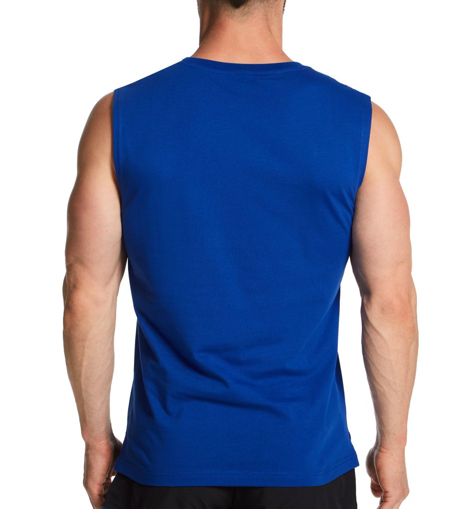 100% Cotton Sleeveless Logo T-Shirt-bs