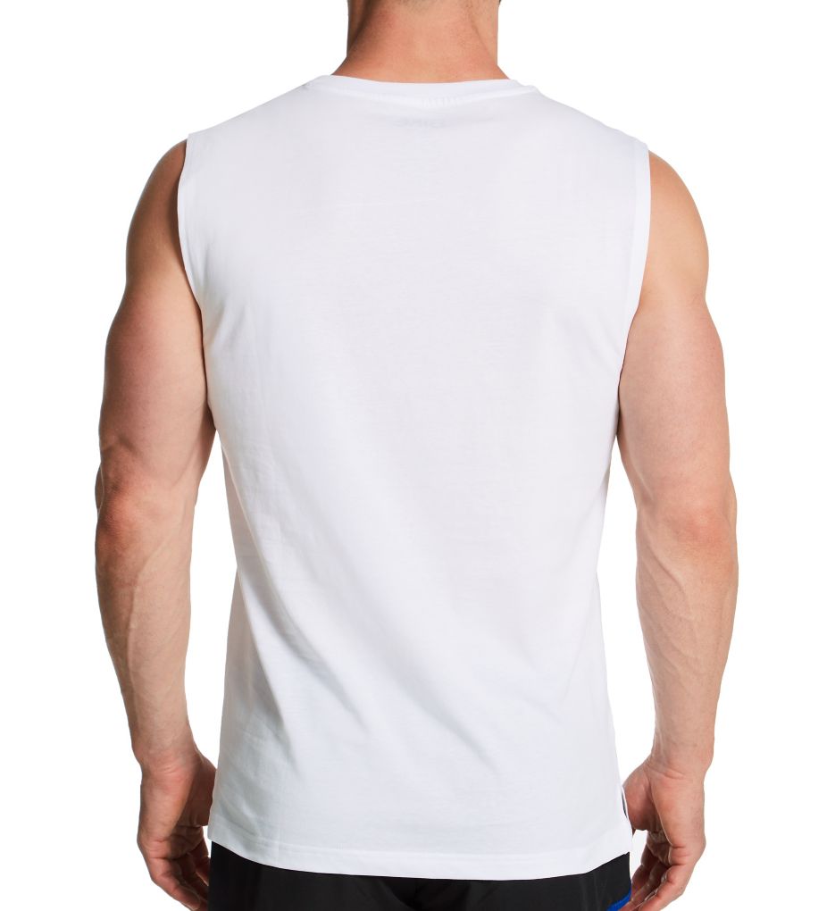 100% Cotton Sleeveless Logo T-Shirt-bs