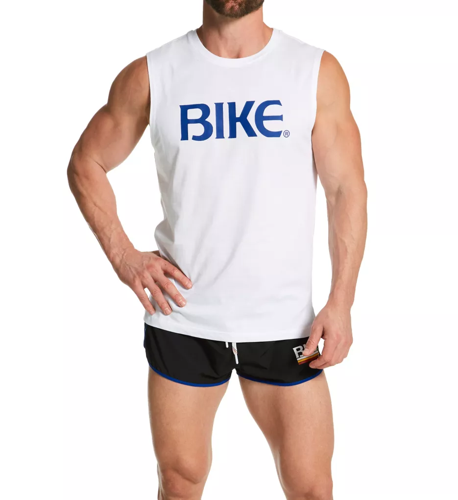 Bike 100% Cotton Sleeveless Logo T-Shirt BAM130 - Image 4