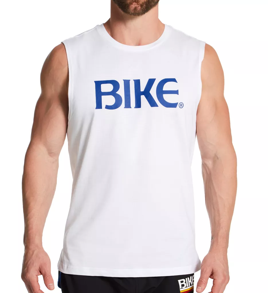 Bike 100% Cotton Sleeveless Logo T-Shirt BAM130 - Image 1