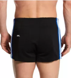 Lace-up Fly Football Cut-Off Short BLK L