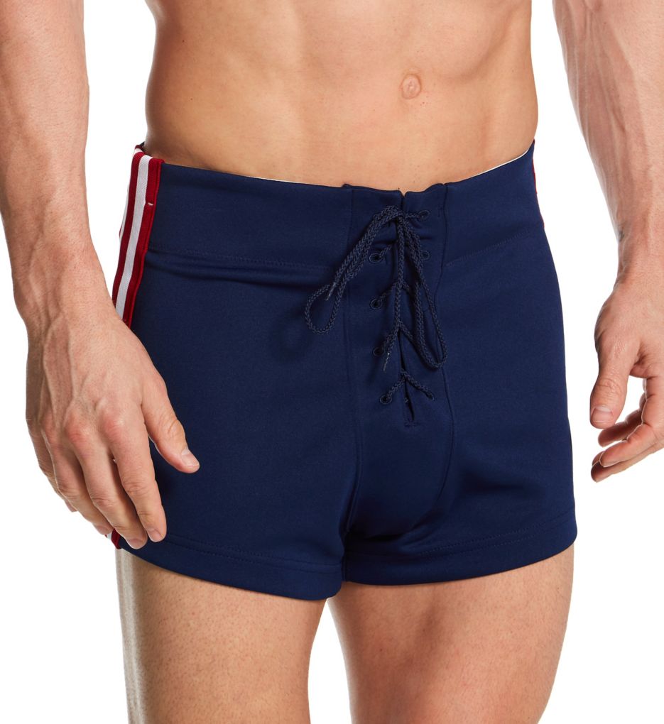 Lace-up Fly Football Cut-Off Short