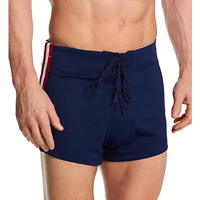 Lace-up Fly Football Cut-Off Short