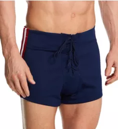 Lace-up Fly Football Cut-Off Short