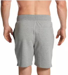 7 Inch French Terry Fleece Short Gray S