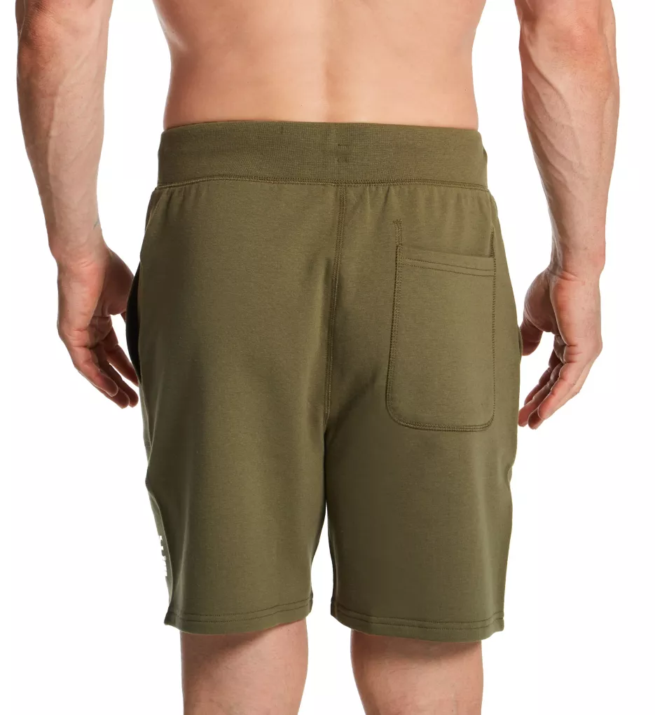 7 Inch French Terry Fleece Short Olive S