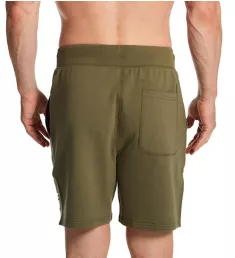 7 Inch French Terry Fleece Short Olive S