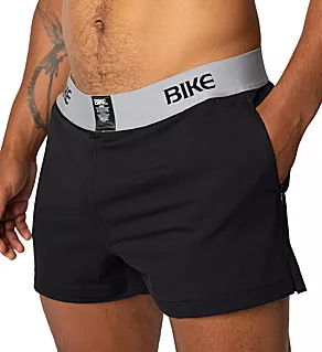 Athletic 3 1/2 Short With Built-in Jockstrap Black S