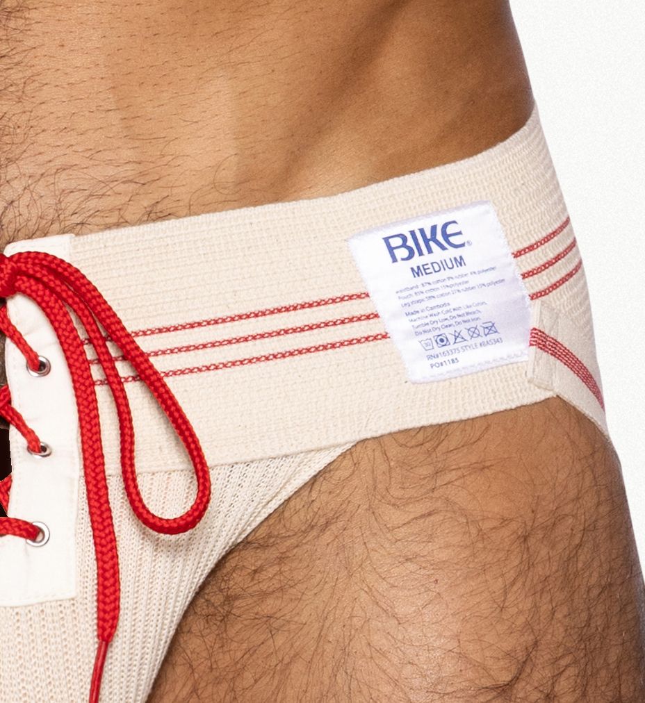 Bike Vintage Lace-Up Jockstrap BAM343 - Image 3