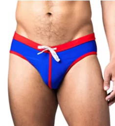 Coastline Swim Brief Royal/Red S