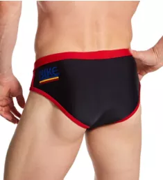 Coastline Swim Brief Black/Red S