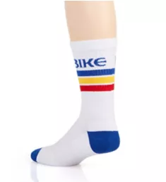 Compression Crew Sock WHT O/S